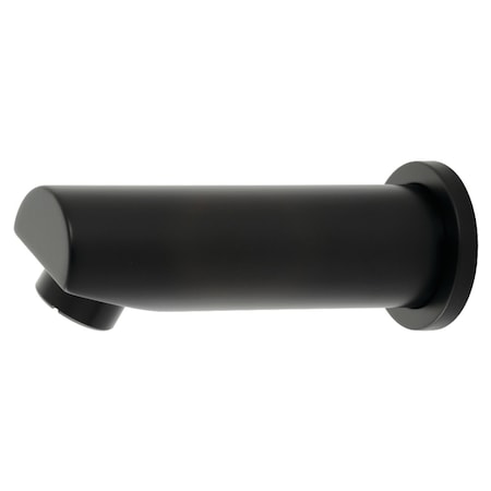 Kingston Brass Tub Faucet Spout with Flange, Matte Black K8187A0